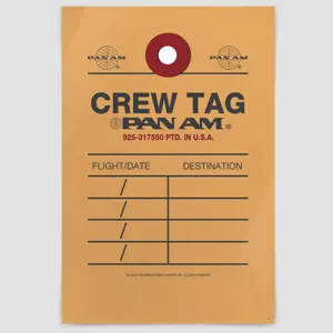 Pan Am - Crew Tag - Poster