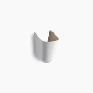 Pinoir Vitreous China Bathroom Sink Shroud in White