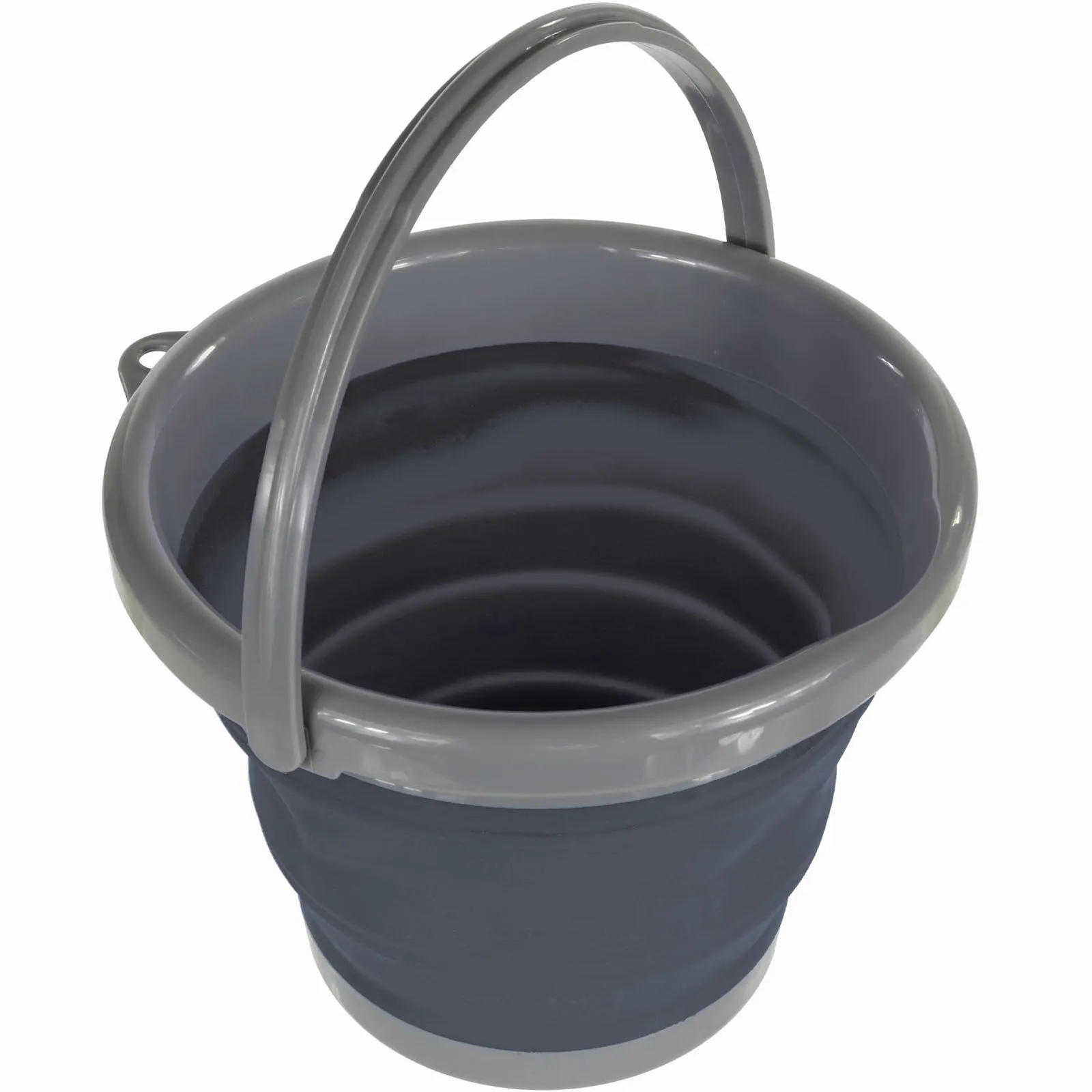 Regatta 5L Packable Folding Bucket - Ebony Grey