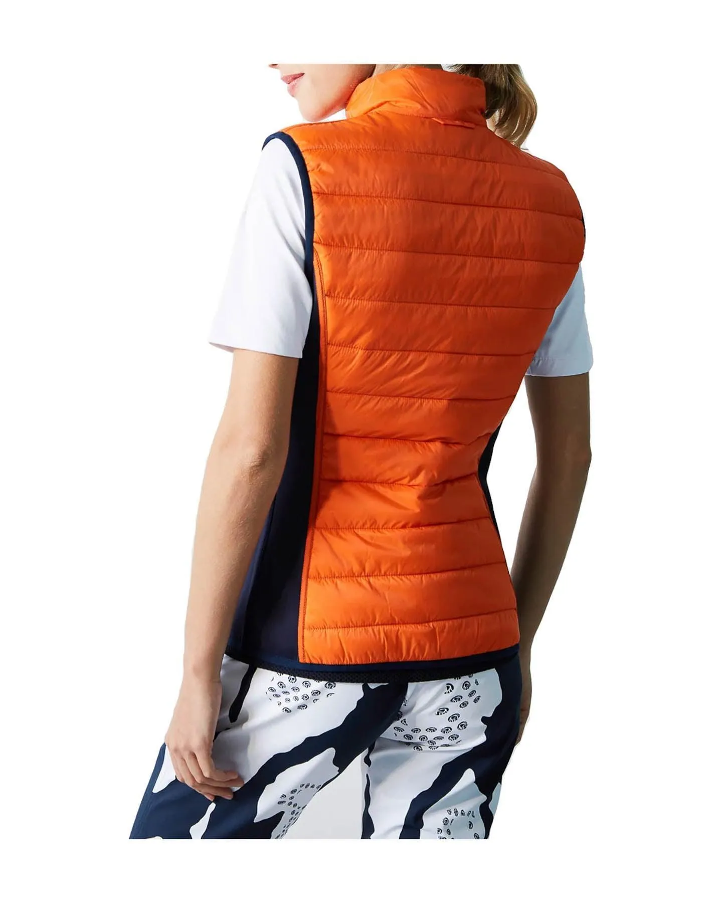 Reversible Graphic Padded Zip Vest