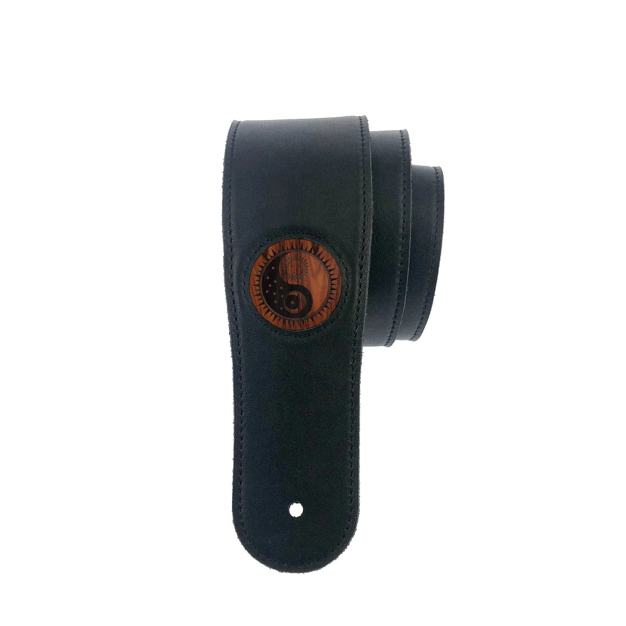 Santos Rosewood & Yin Yang Night & Day Engraving | Italian Leather Strap