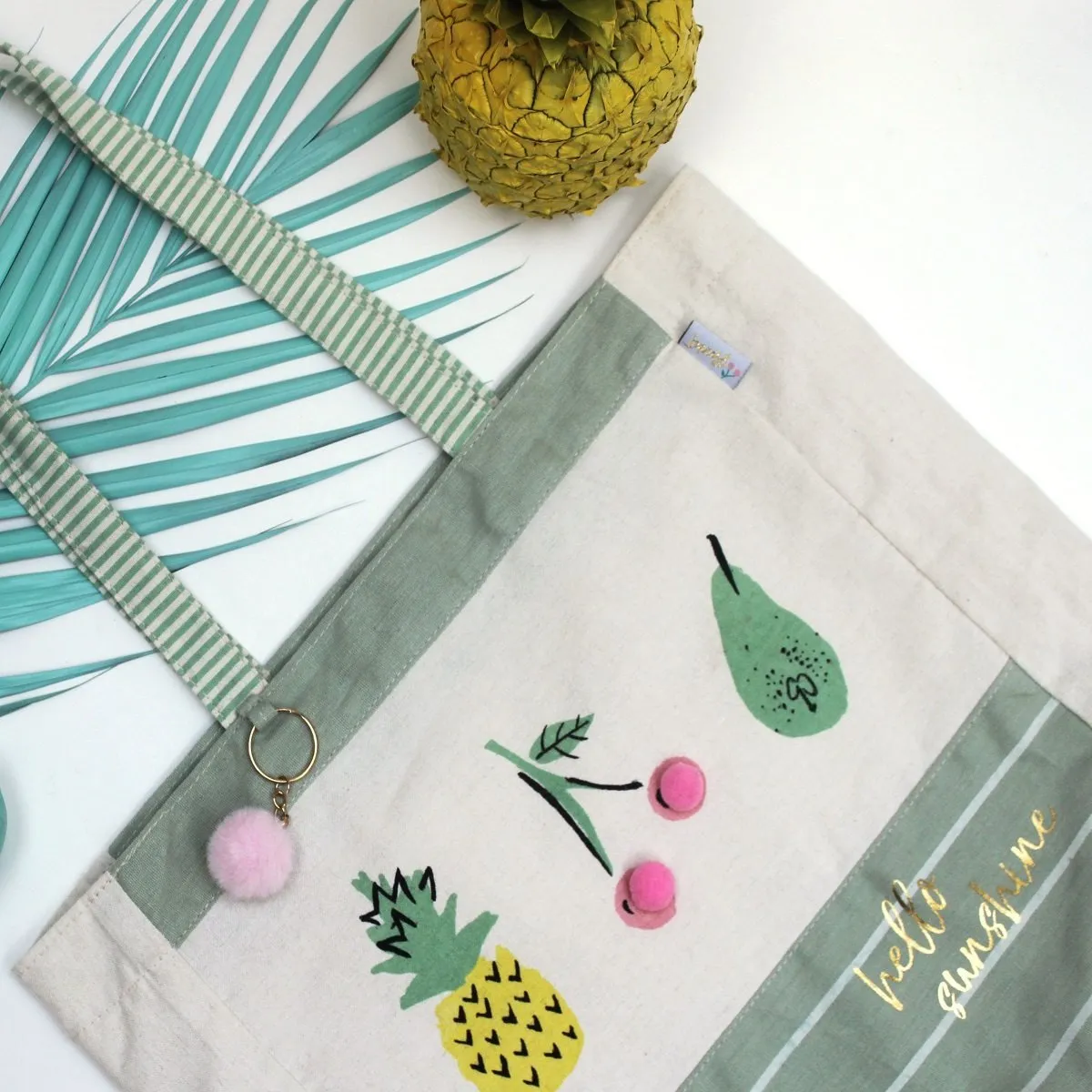 Sherbet Fruit Tote Bag