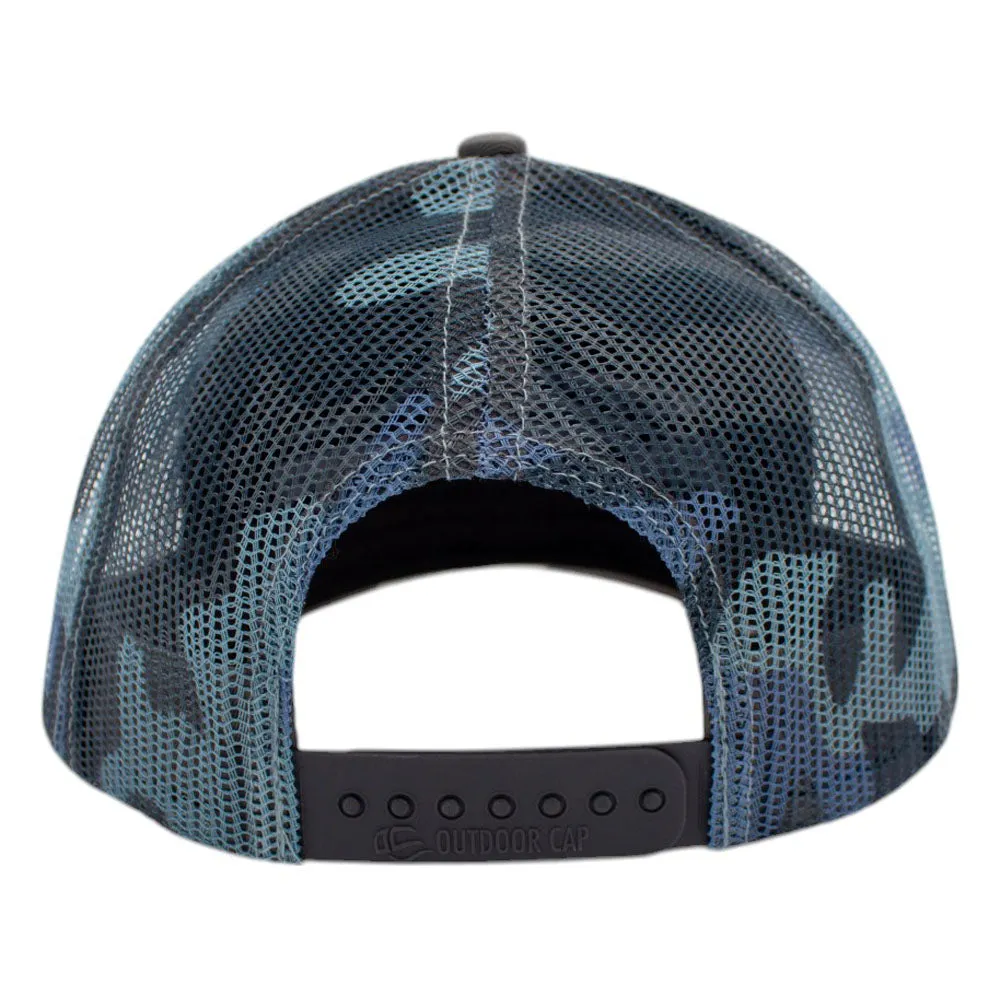 Skeeter Charcoal/Blue Camo Hat