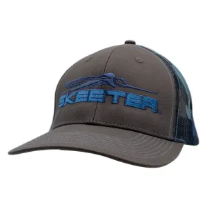 Skeeter Charcoal/Blue Camo Hat