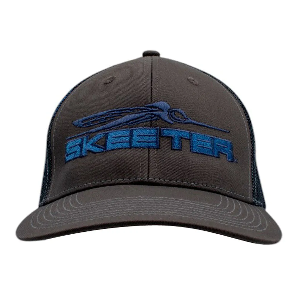 Skeeter Charcoal/Blue Camo Hat