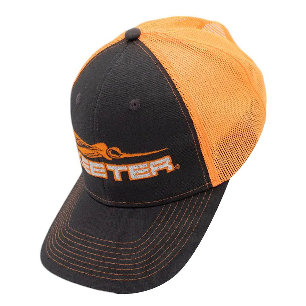 Skeeter Hat - Charcoal/Neon Orange
