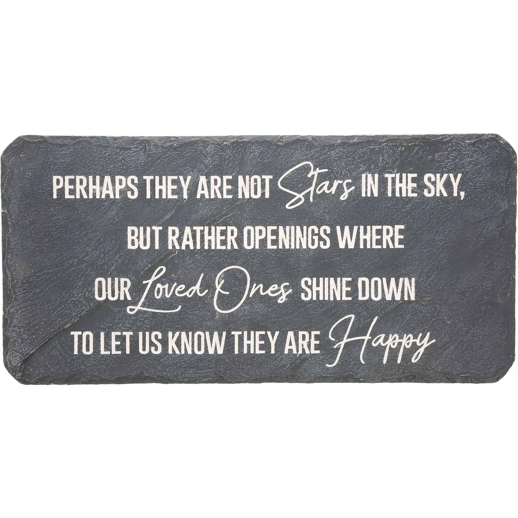 Stars in the Sky 16" x 7.75" Garden Stone