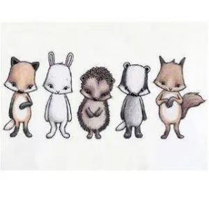 Stickstay Forest Friends wall transfer