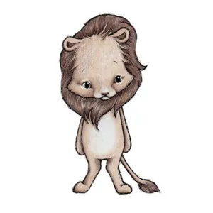 Stickstay - Leo the Lion wall transfer