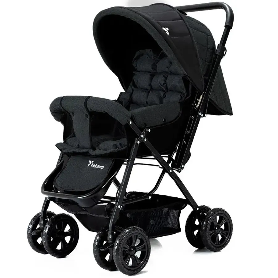 Teknum Look At Me Reversible Stroller (Black)