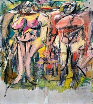 Two Women With Still Life, 1952 - Framed Prints