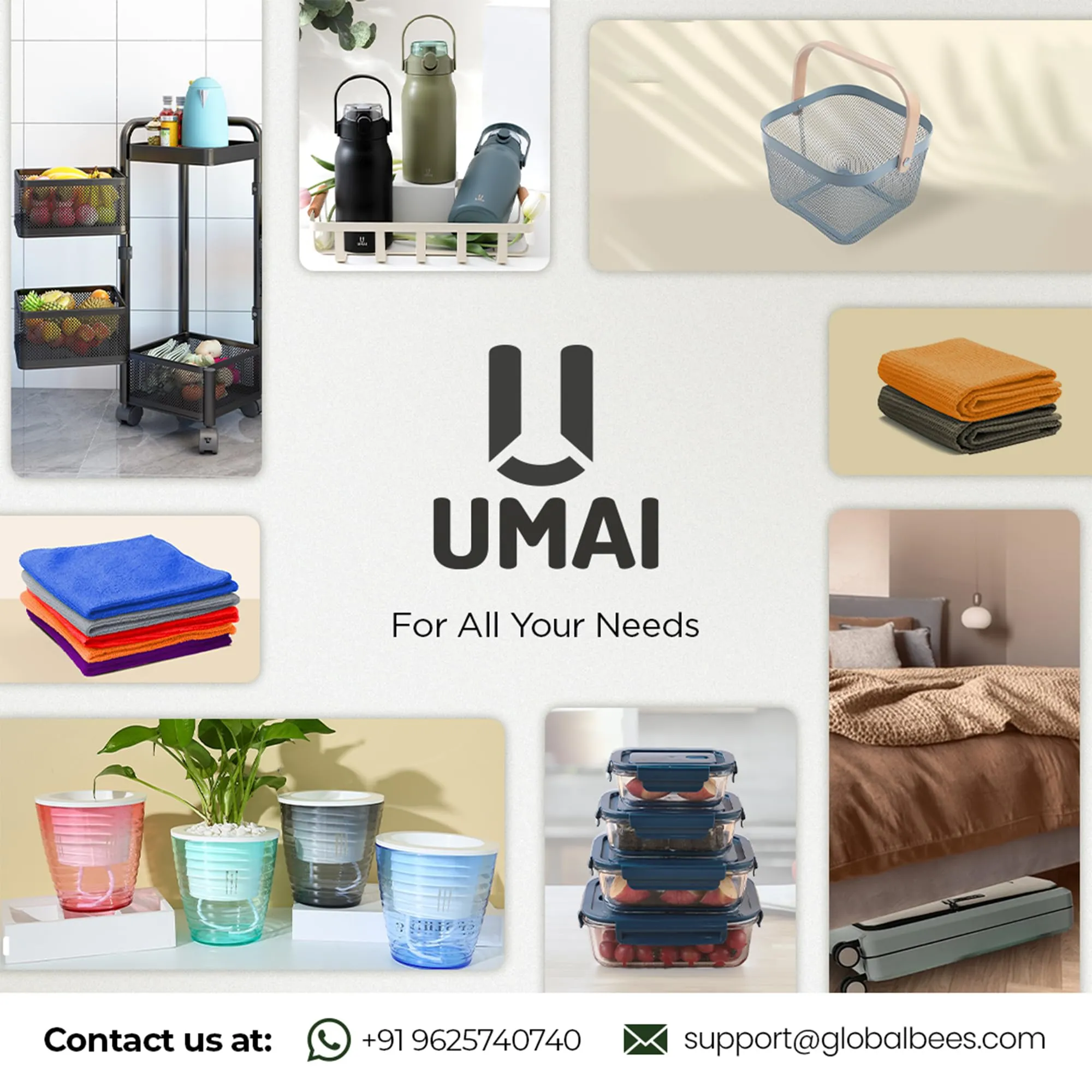 UMAI 20L Stainless Steel Dustbin For Kitchen With Lid | Motion Sensor Dustbin | Waterproof Dustbin For Bathroom | Waste Bin For Kitchen | Soft Close Lid- Silver