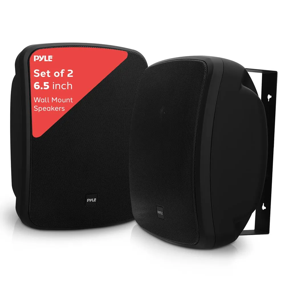 Waterproof & Bluetooth 6.5'' Indoor / Outdoor Speaker System, 800 Watt, Black