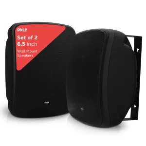 Waterproof & Bluetooth 6.5'' Indoor / Outdoor Speaker System, 800 Watt, Black