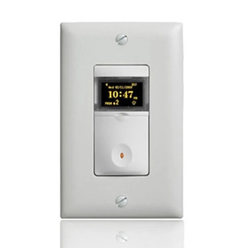 Wattstopper Programmable Astronomic Time Switch, 24/7, 800W, White