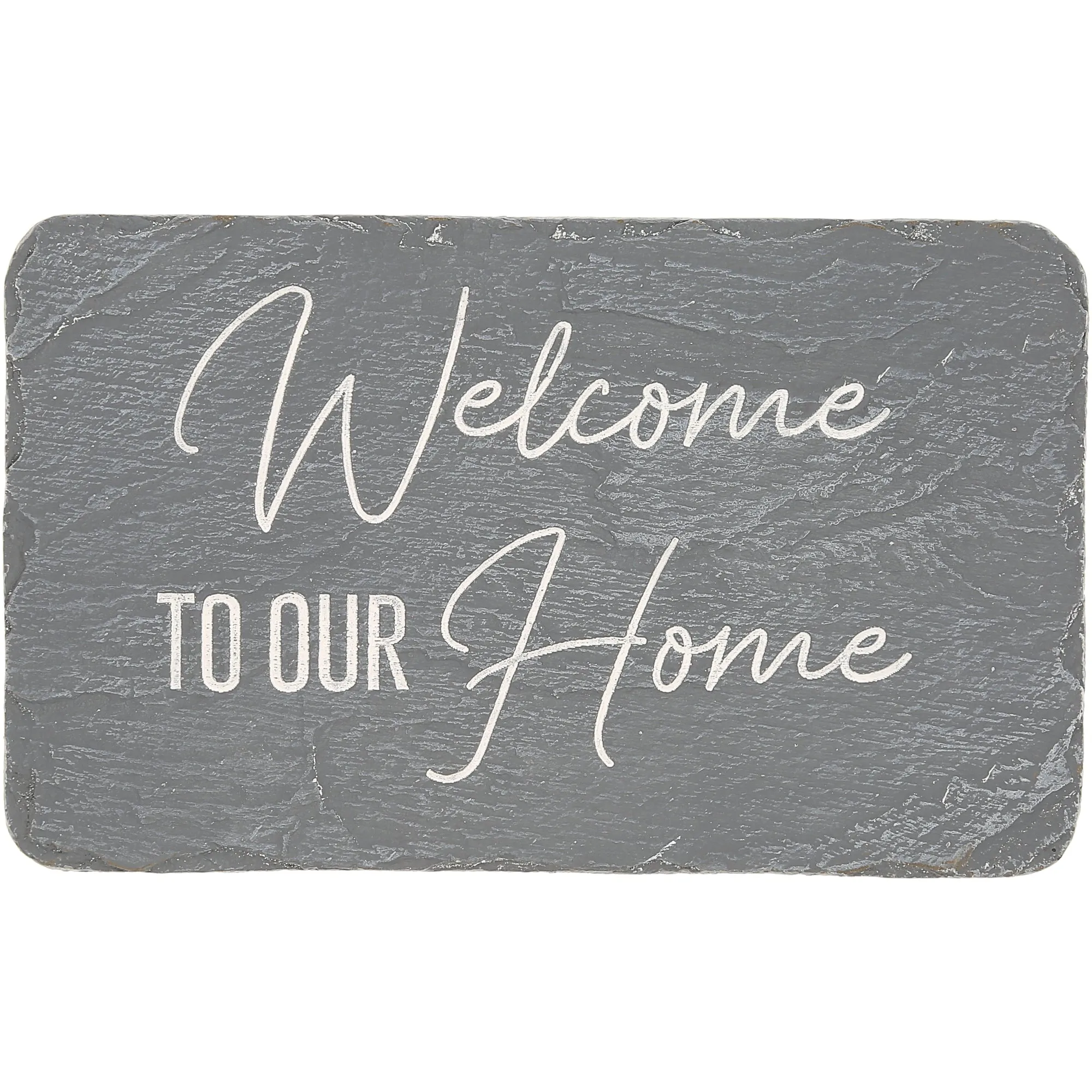 Welcome 7" x 4.25" Garden Stone